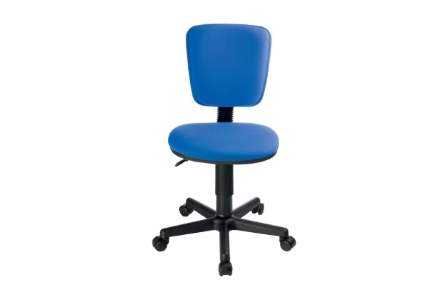Кресло детское CH-204NX Ткань/Пластик/Металл, Синий (ткань)/Черный (пластик)